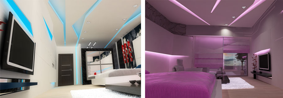 Icc 5star hotel multi-color rooms